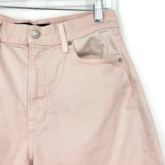 Veronica Beard Charlie Barrel Leg Jeans Womens Size 29 High Rise Tri Tone Pink - Picture 3 of 7